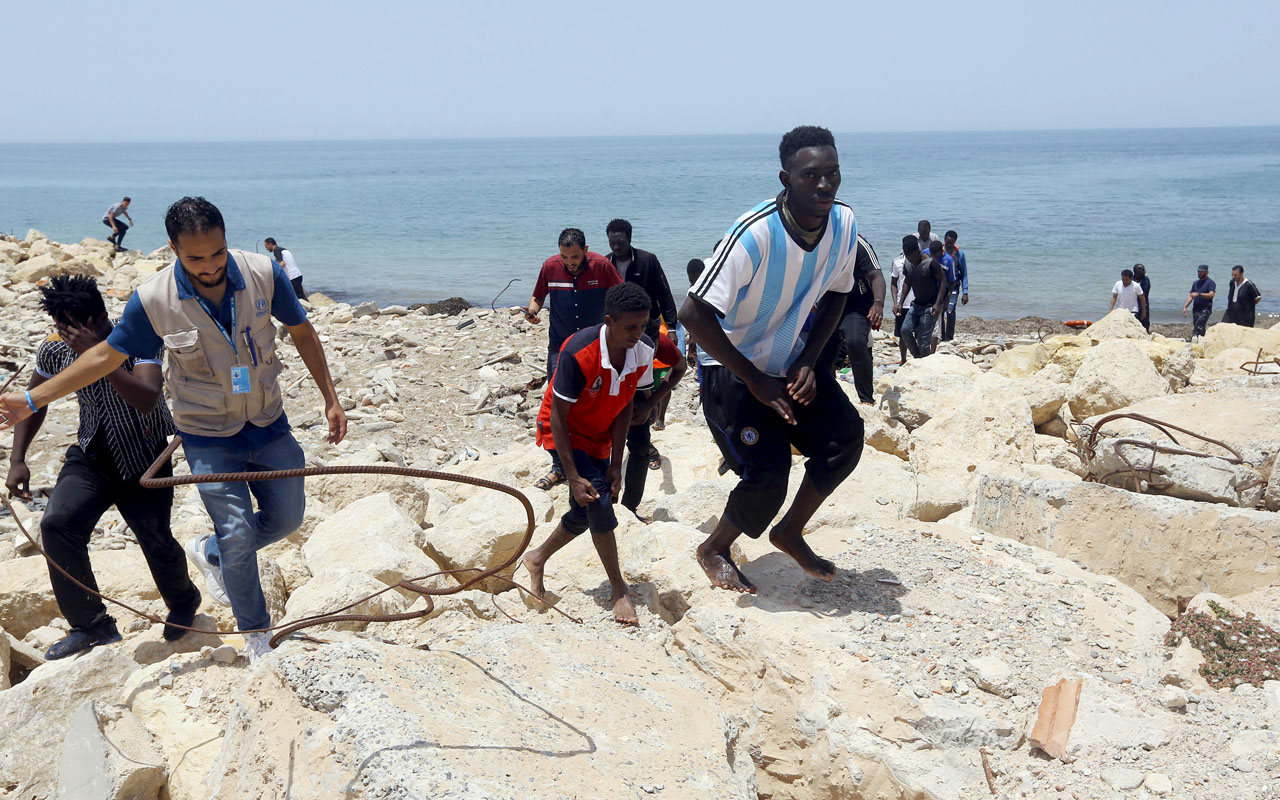 LIBYA-MIGRANTS-SHIPWRECK