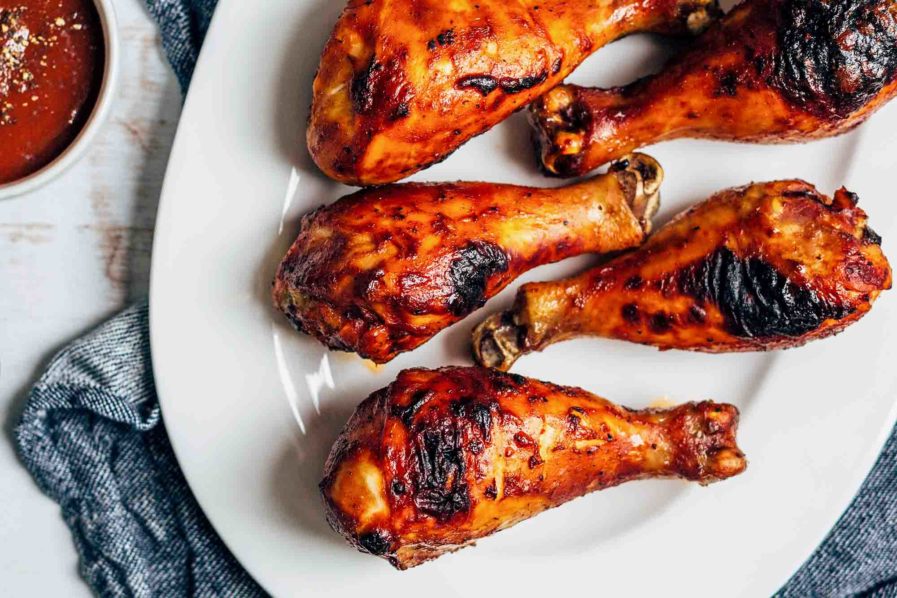 Oven barbecue chicken. Photo Simply Recipes