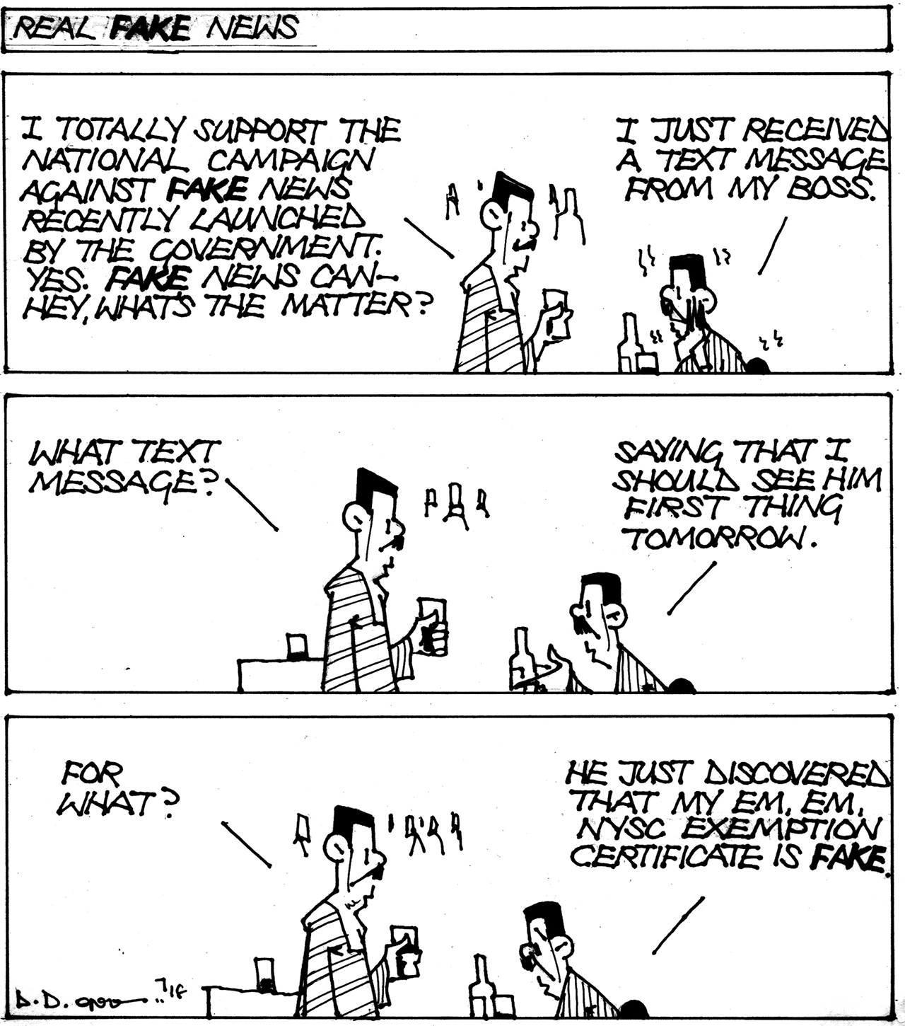 SUNDAY CATOON 15-07-18