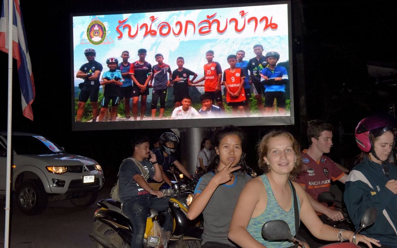 THAILAND-ACCIDENT-WEATHER-CHILDREN-CAVE