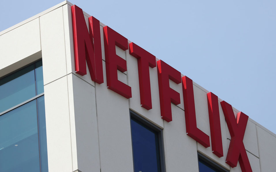The Netflix logo is seen on their office in Hollywood, Los Angeles