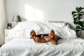 Couple in bed photo Rawpixel