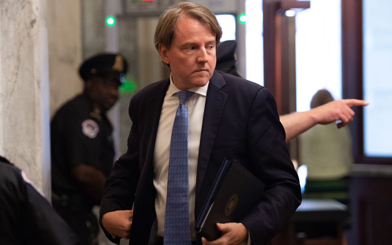 US Supreme Court associate justice nominee Brett Kavanaugh meets with Democratic senators