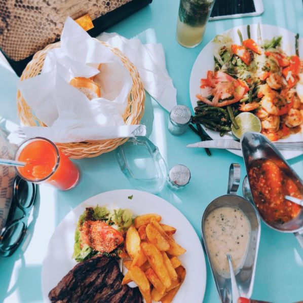 Food at Noflaye. Photo Bebesaran