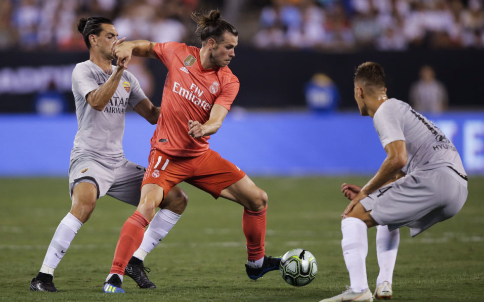 Football. Real Madrid faces AS Roma at the International Champions Cup. Post-match presser