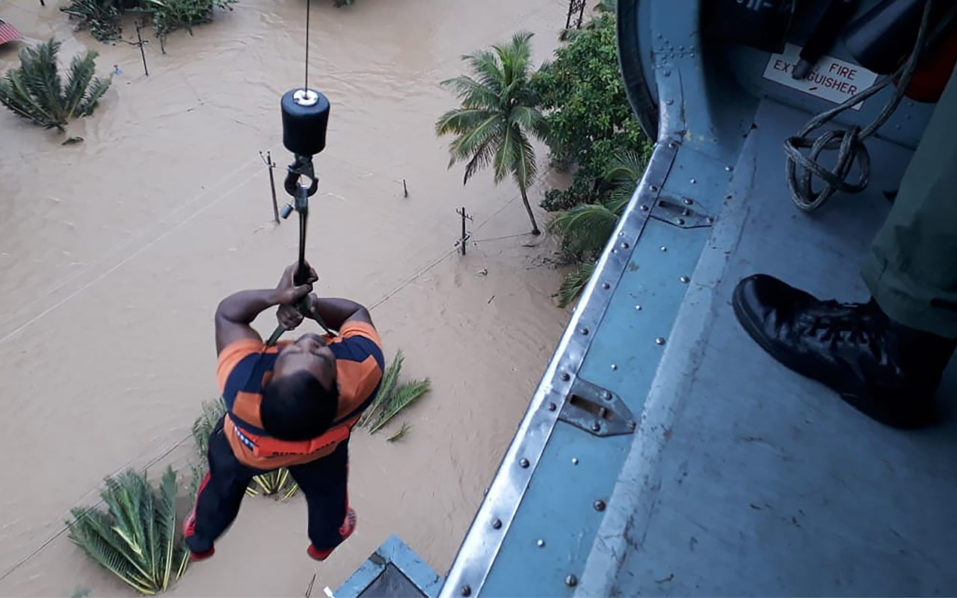 INDIA-WEATHER-FLOOD-RESCUES