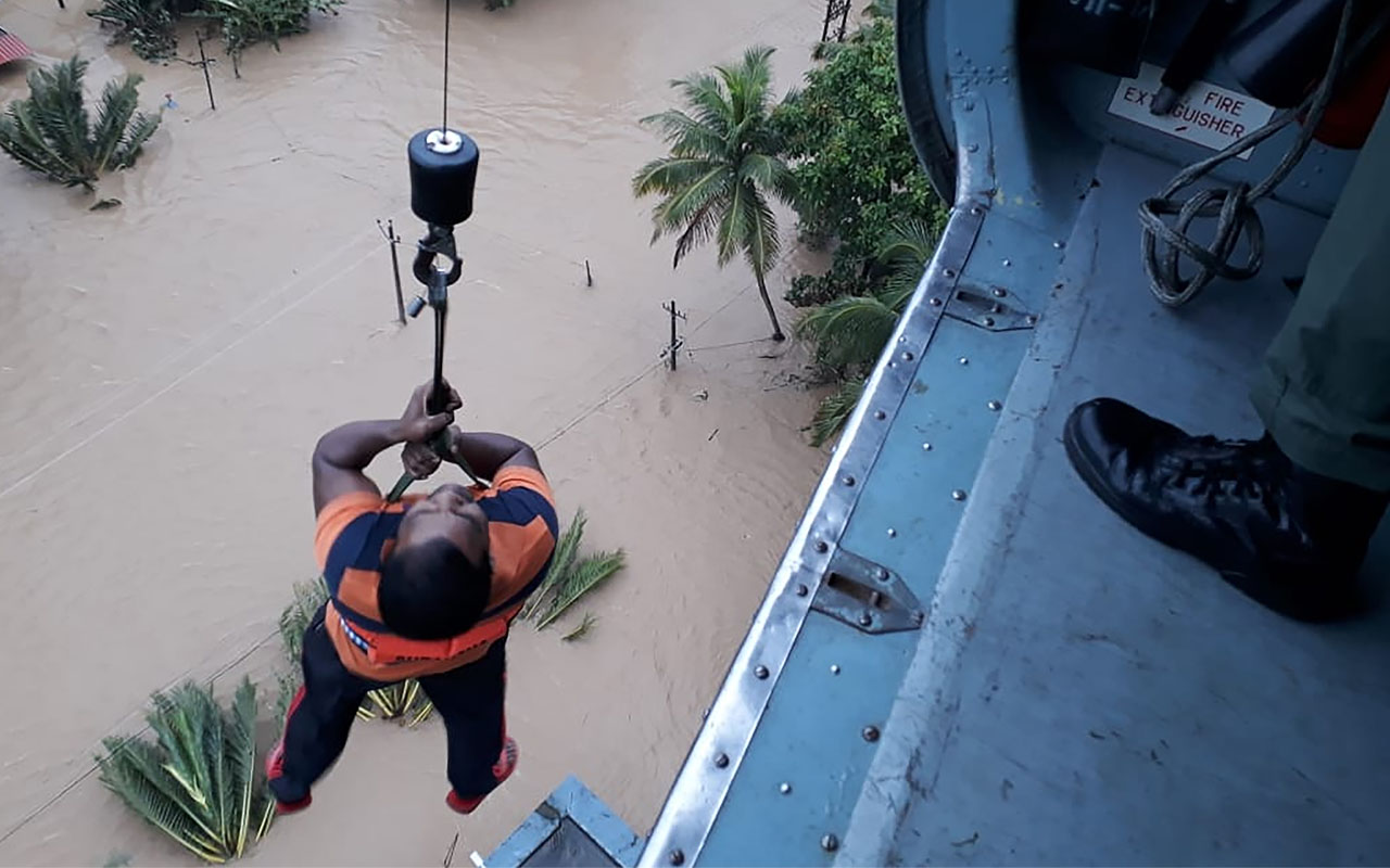 INDIA-WEATHER-FLOOD-RESCUES