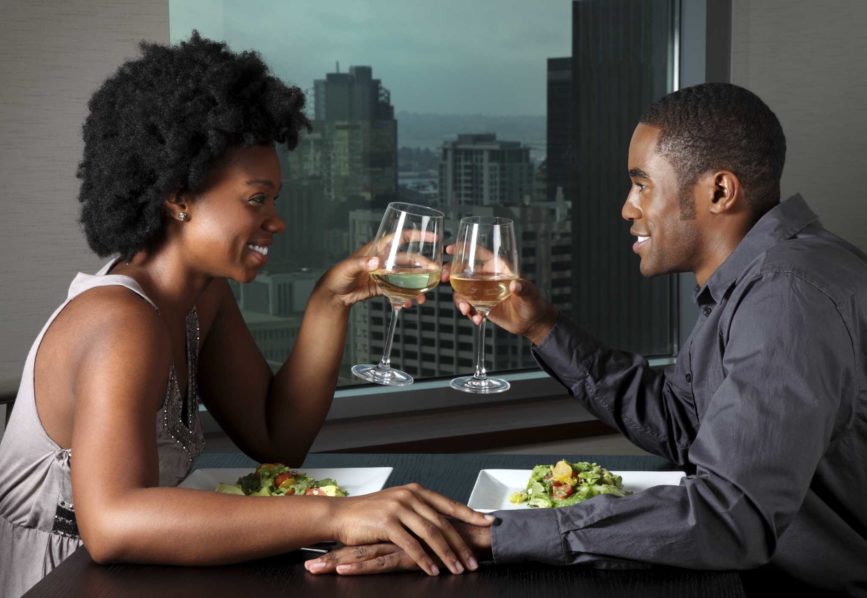 black couple on a date Photo Pinterest