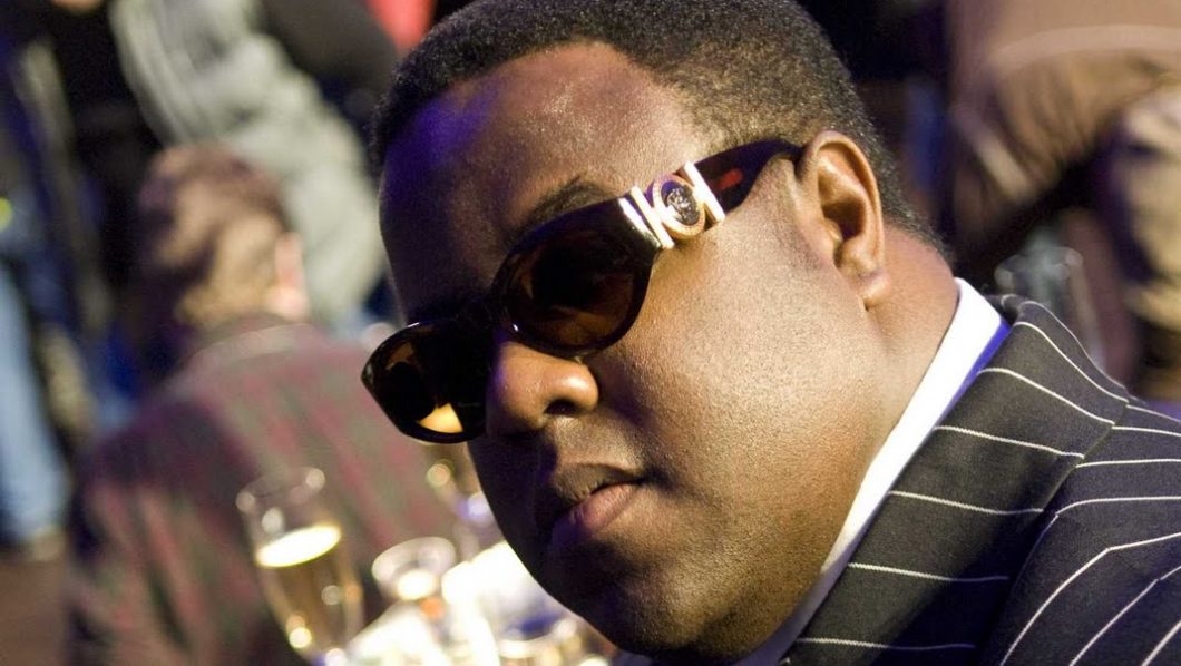 Biggie wearing Gianni Versace Vintage Medusa Sunglasses.