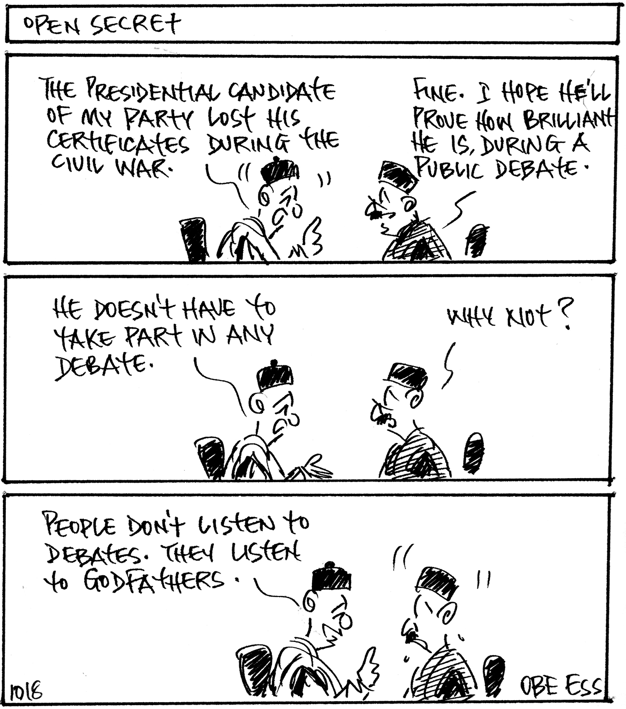 CARTOON. 29-10-2018