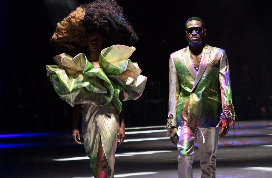 D’Banj walks the runway Instagram 1