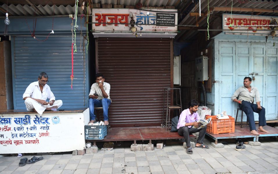 INDIA-POLITICS-FUEL-STRIKE