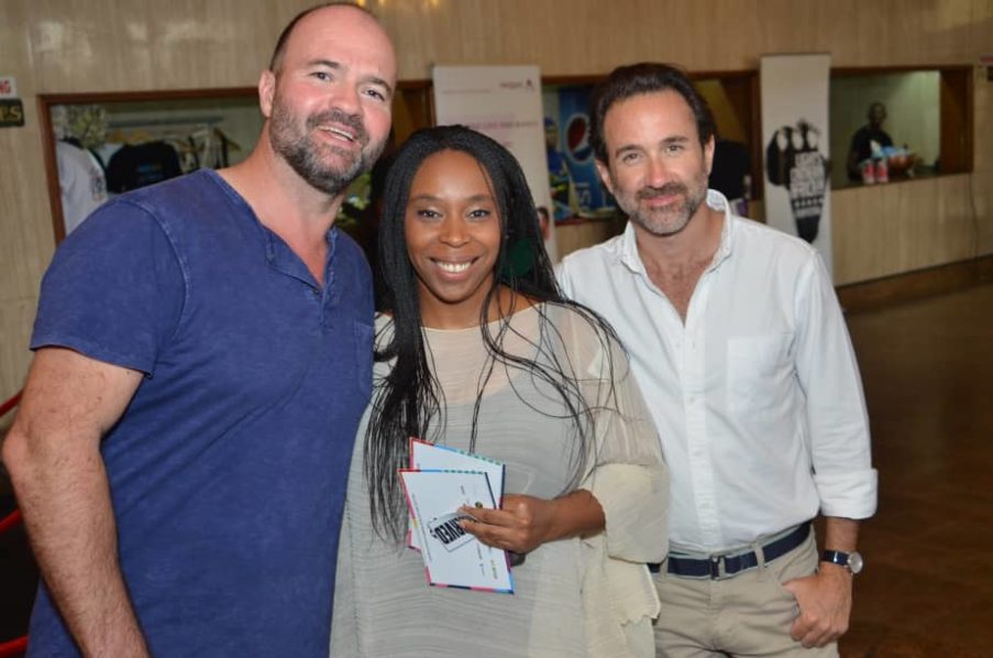 Ugoma Adegoke with friends