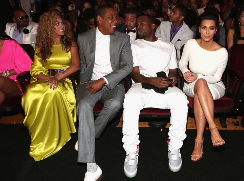 beyonce.kim.jayz.kanye. Photo E News