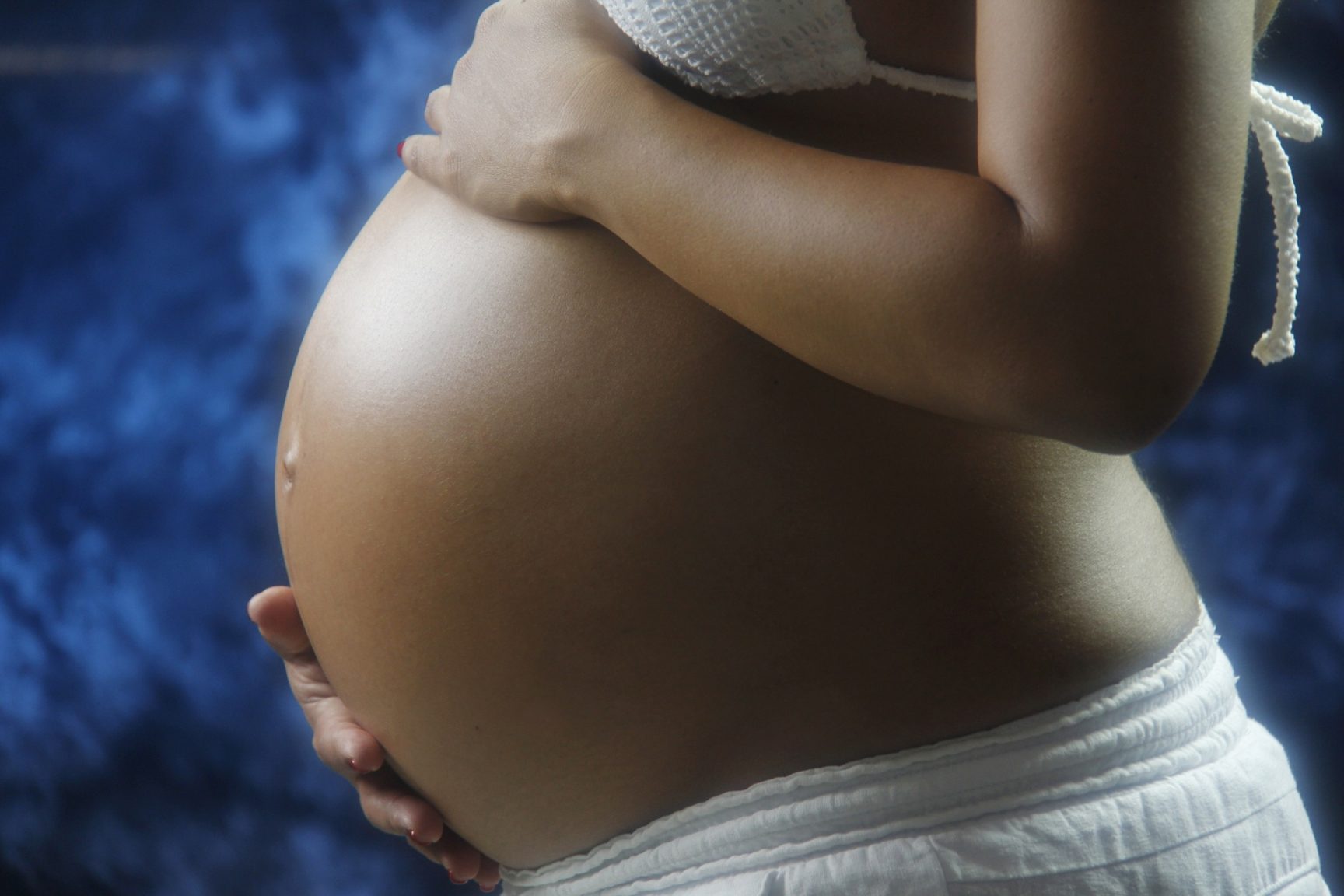 A pregnant lady