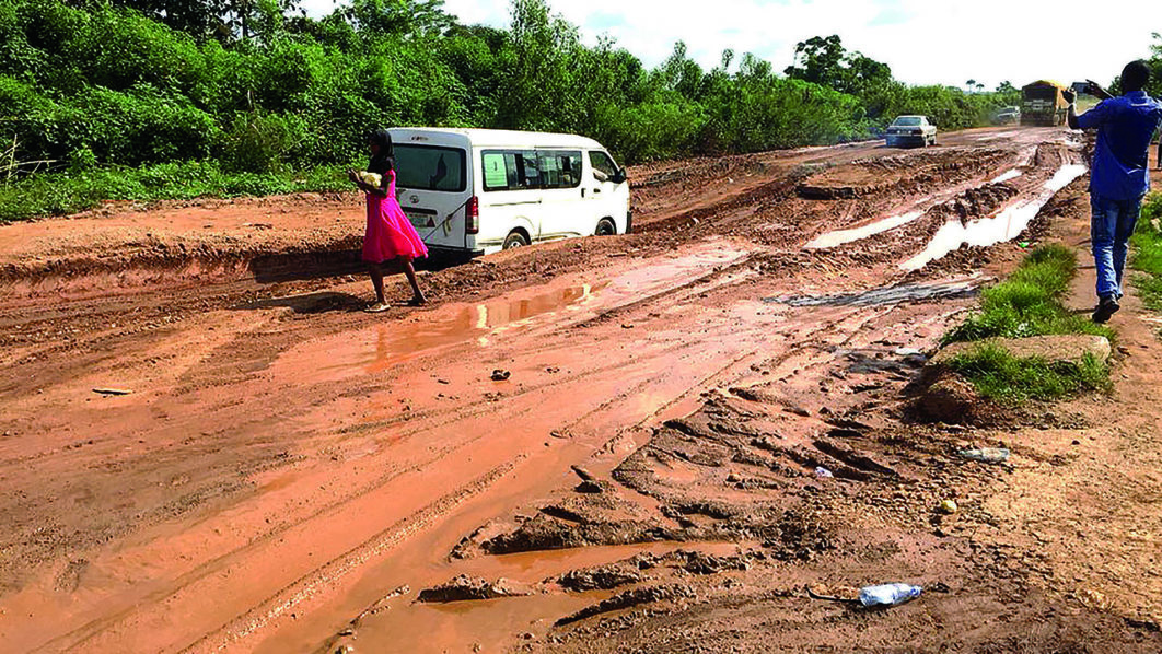 Another failed portion along Akure-Owo