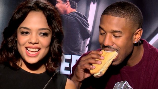 Michael B Jordan and Tessa Thompson Photo YouTube The Guardian