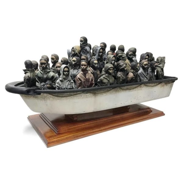 Banksy paintingPhoto Instagram