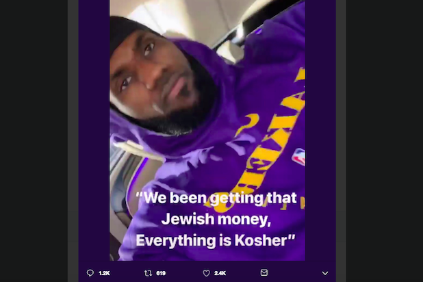 LeBron James Apologises for Jewish money post