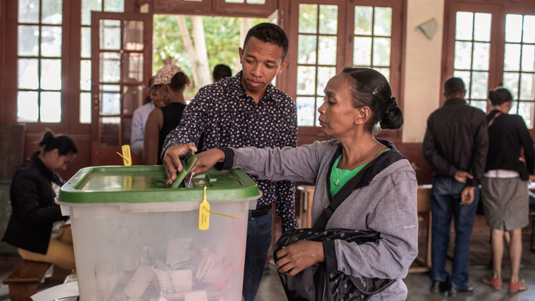 MADAGASCAR-ELECTIONS-VOTE