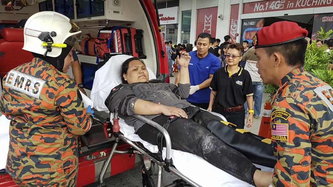 MALAYSIA-EXPLOSION-SHOPPINGMALL