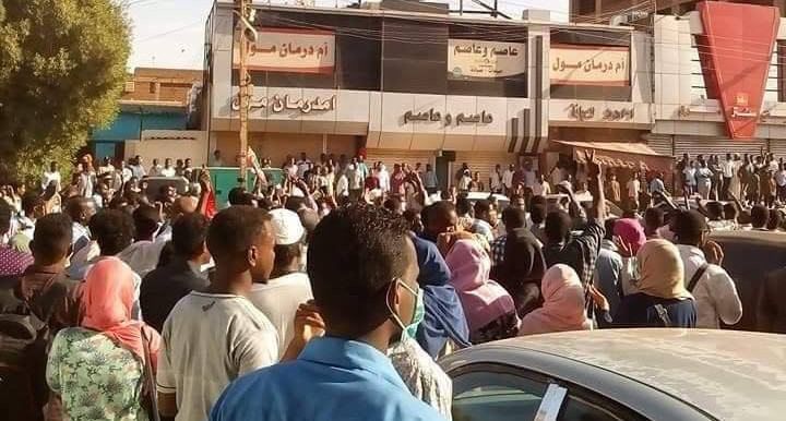 Protest in sudan
