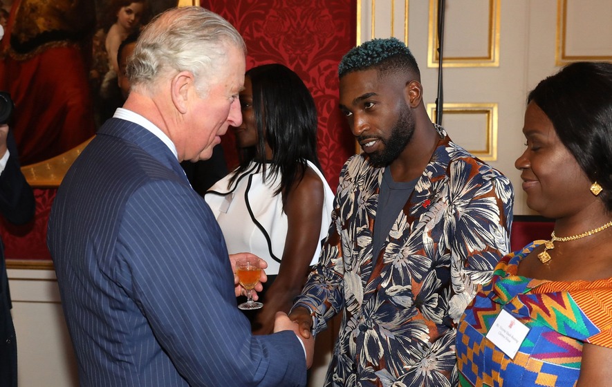 Tinie Tempah and Prince Charles