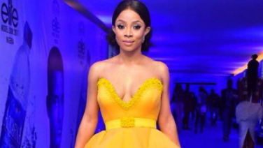 Toke Makinwa wearing yellow