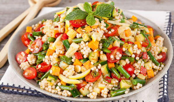 Vegetable couscous sald