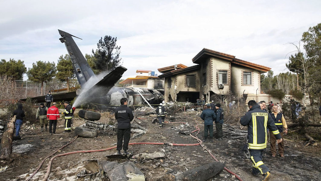 IRAN-AVIATION-CRASH