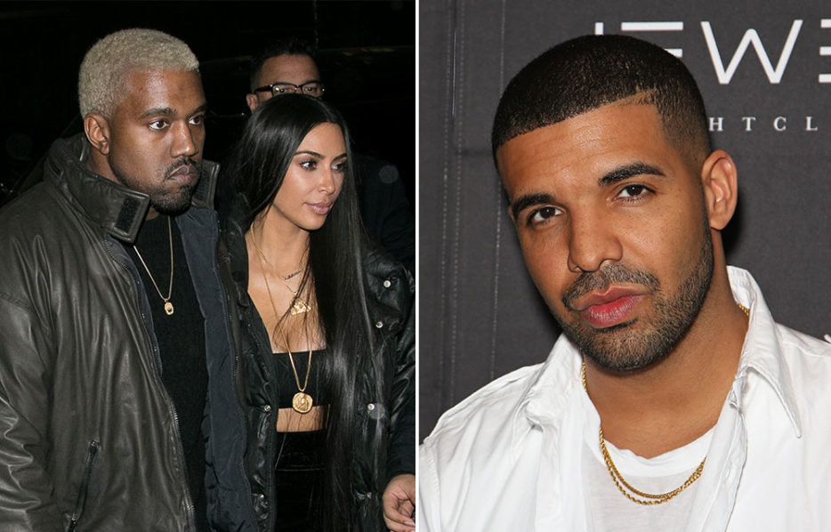 Kanye West Kim Kardashian and Drake Photo – Girlfriend Magazine