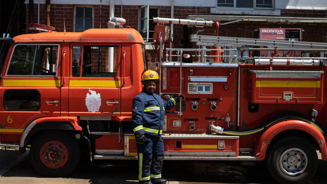 ZIMBABWE-UNREST-EMERGENCY-FIRE