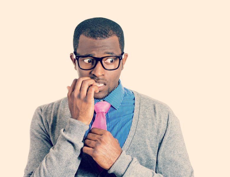 Anxious Black Man, Photo. Daniel Yang