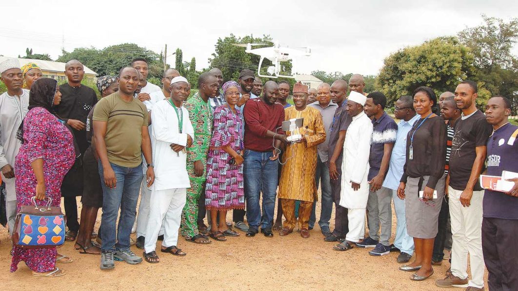 Dr-Aremu-(middle),-testing-the-drone