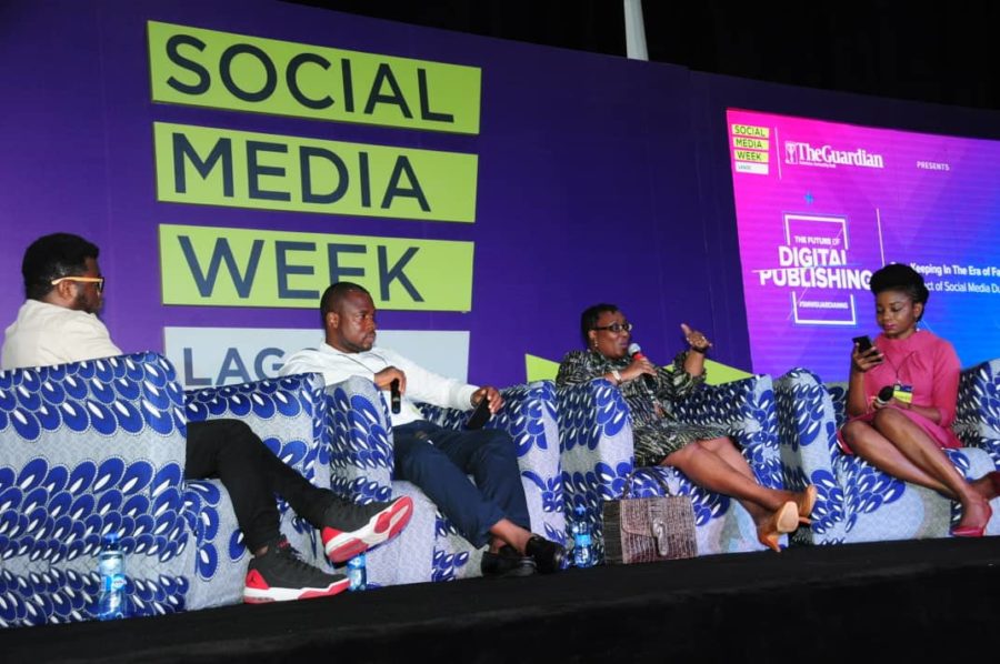 Guardian session at Social Media Week Lagos. SMW Lagos