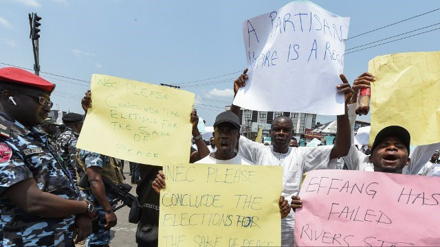 NIGERIA-POLITICS-VOTE-DEMO