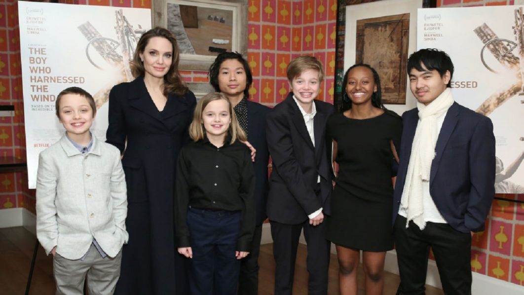 Angelina jolie and kids