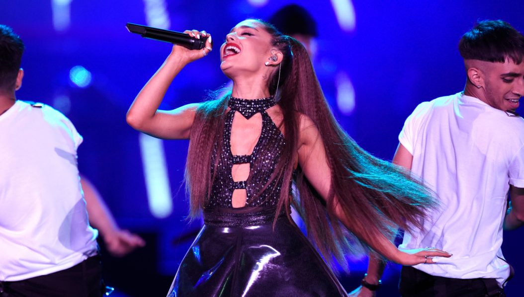 Ariana Grande performing, Photo. USA Today