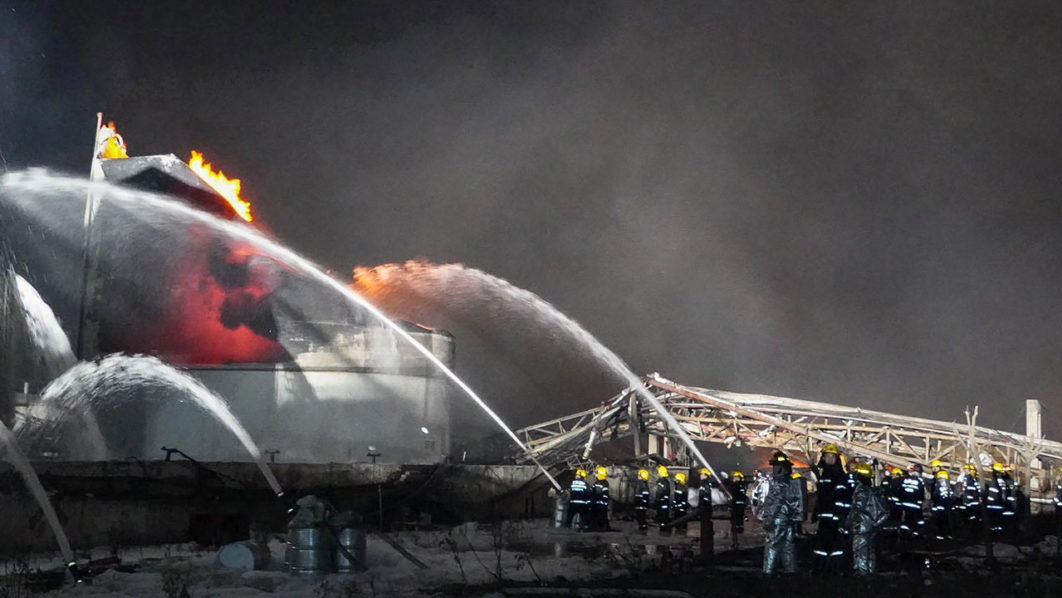 CHINA-CHEMICALS-EXPLOSION-ACCIDENT