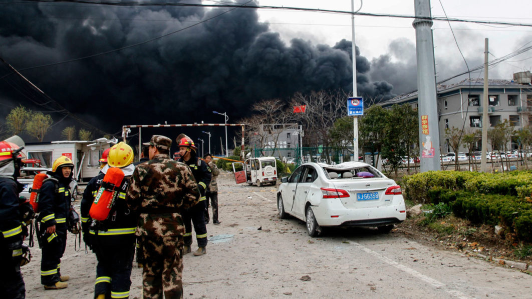 CHINA-CHEMICALS-EXPLOSION-ACCIDENT