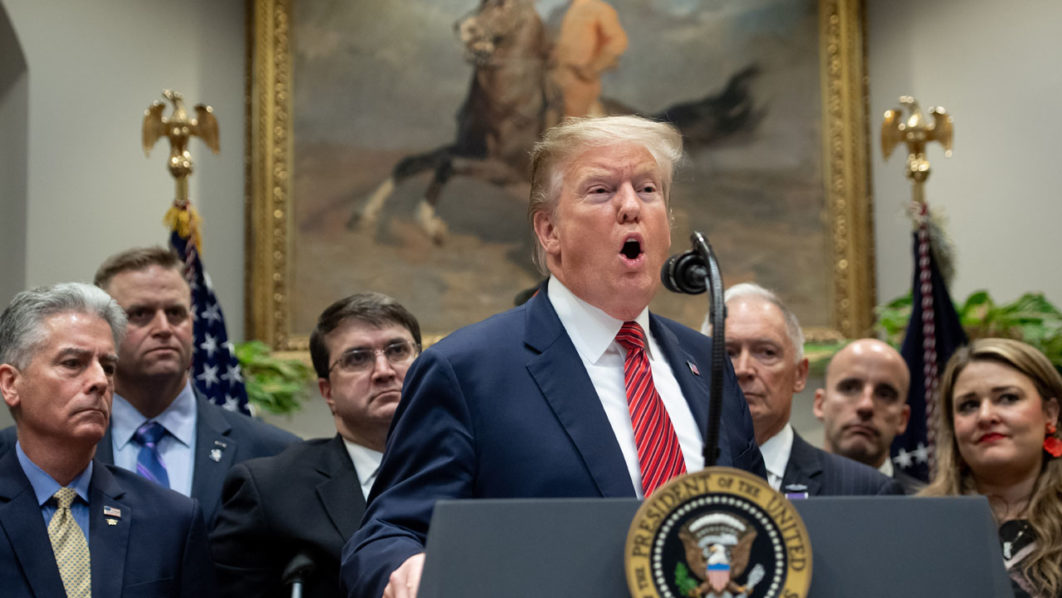 Pres. Trump signing ceremony for an Executive Order on a “National Roadmap to Empower Veterans and End Veteran Suicide”