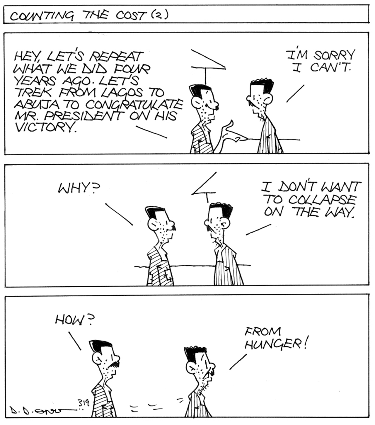 Sunday CARTOON . 3, 03, 19+