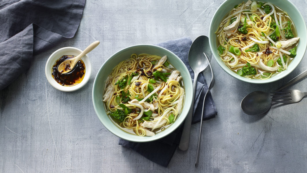 easy_chicken_noodle_soup. Photo BBC