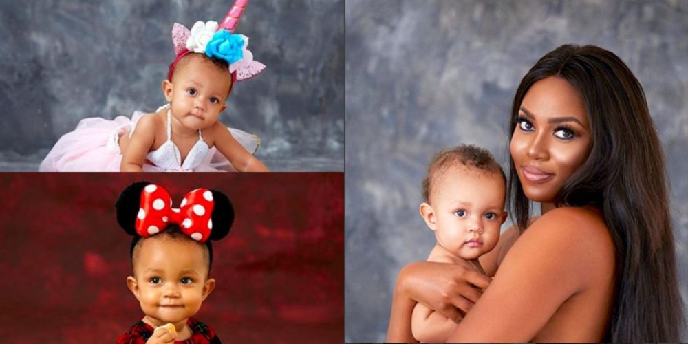 Yvonne Nelson and daughter