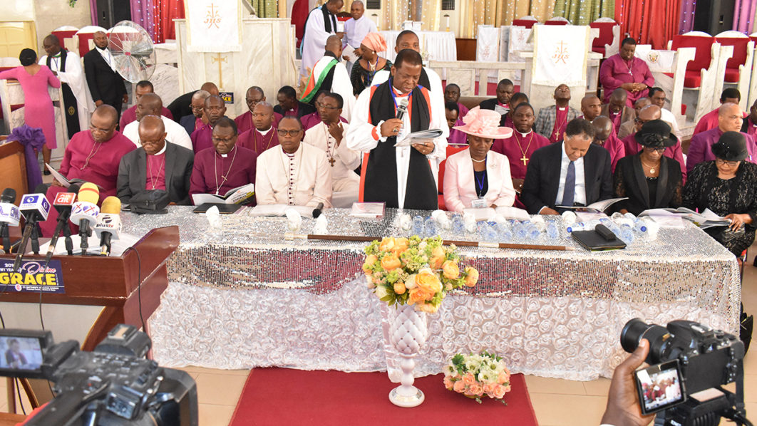 Okoh delivering his SynodAddress