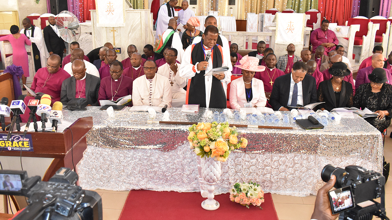 Okoh delivering his SynodAddress
