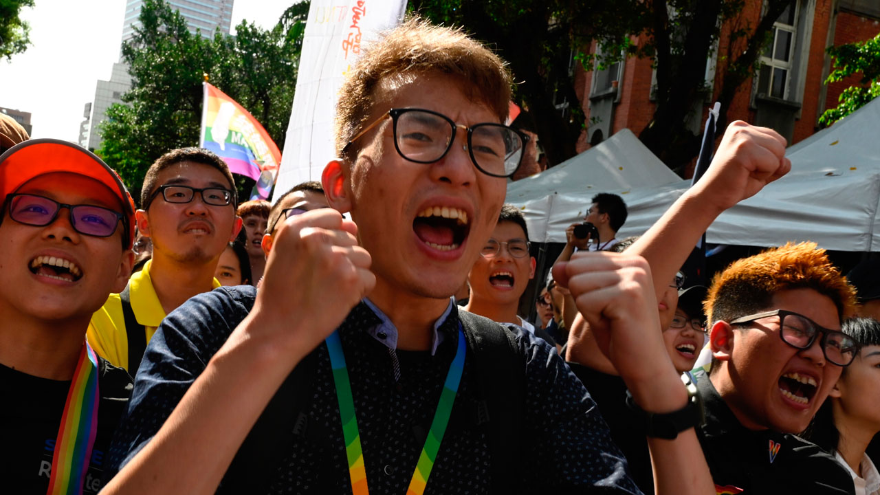TAIWAN-POLITICS-GAY-MARRIAGE