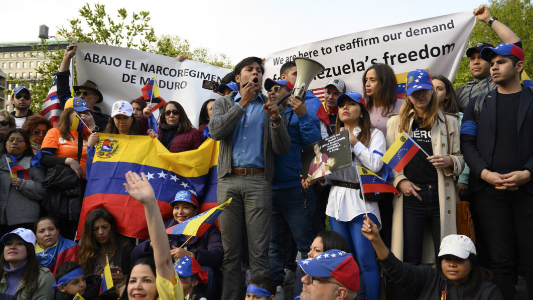 US-VENEZUELA-DIPLOMACY-PROTEST