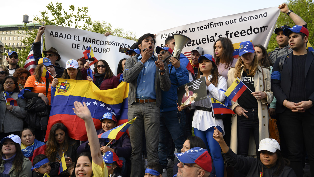 US-VENEZUELA-DIPLOMACY-PROTEST