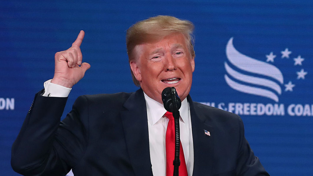 President Trump Addresses Faith & Freedom Coalition Conference In Washington